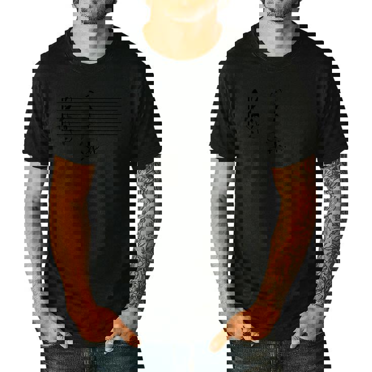 Music Notes Shirt Shh Quarter Fermata Teacher Men&#x27;s Casual T-Shirt