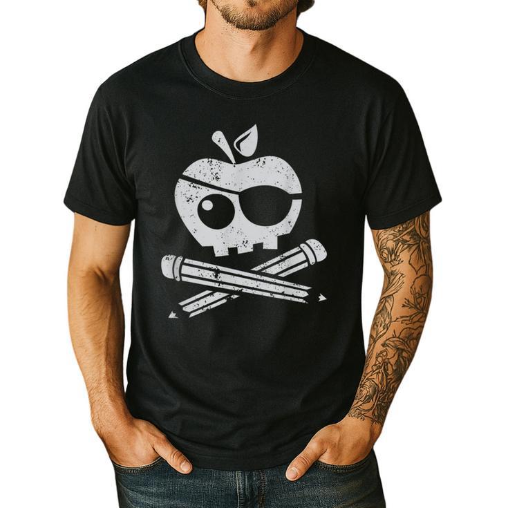 Pirate Teacher Men's Casual T-Shirt