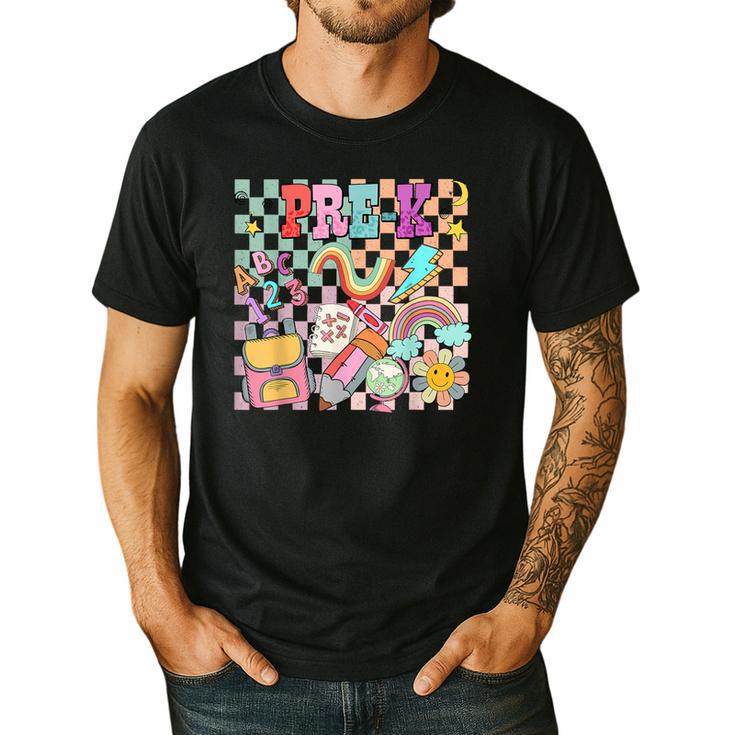 Pre K Back To School Teacher Student Men Women Kids Men's Casual T-Shirt