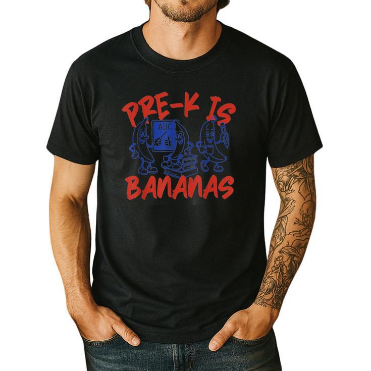 Pre-K Is Bananas Teacher Back To School Chaos Coordinator Men's Casual T-Shirt