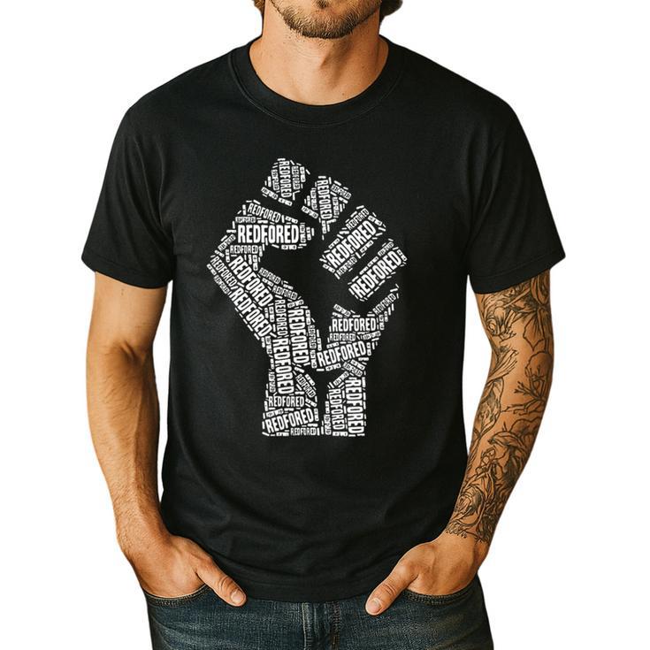 Redfored Shirt Red For Ed Protest Teachers Fist Men's Casual T-Shirt