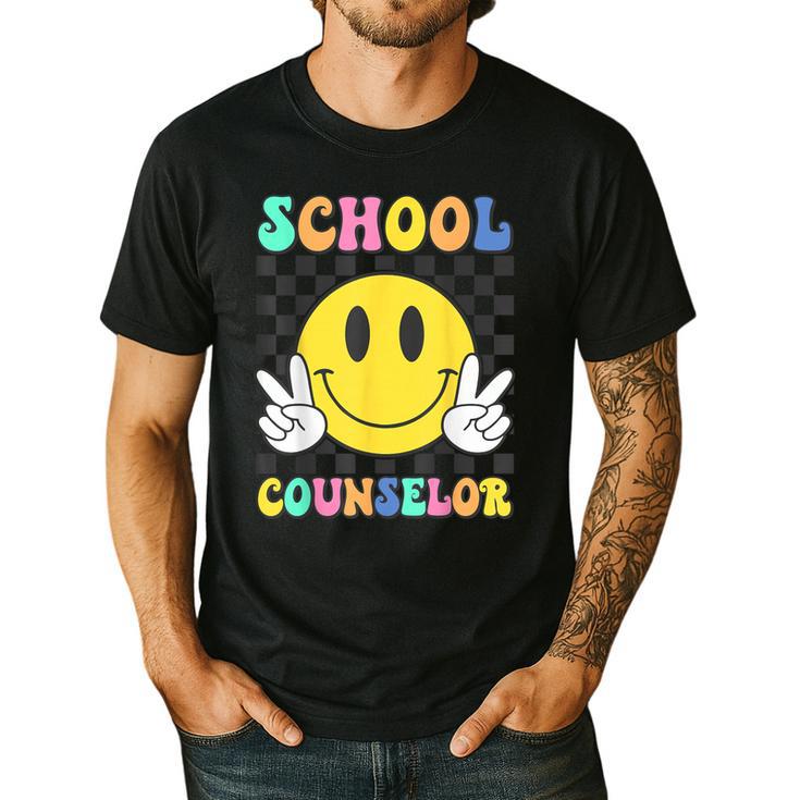 School Counselor Teacher Counseling Office School Guidance Men's Casual T-Shirt