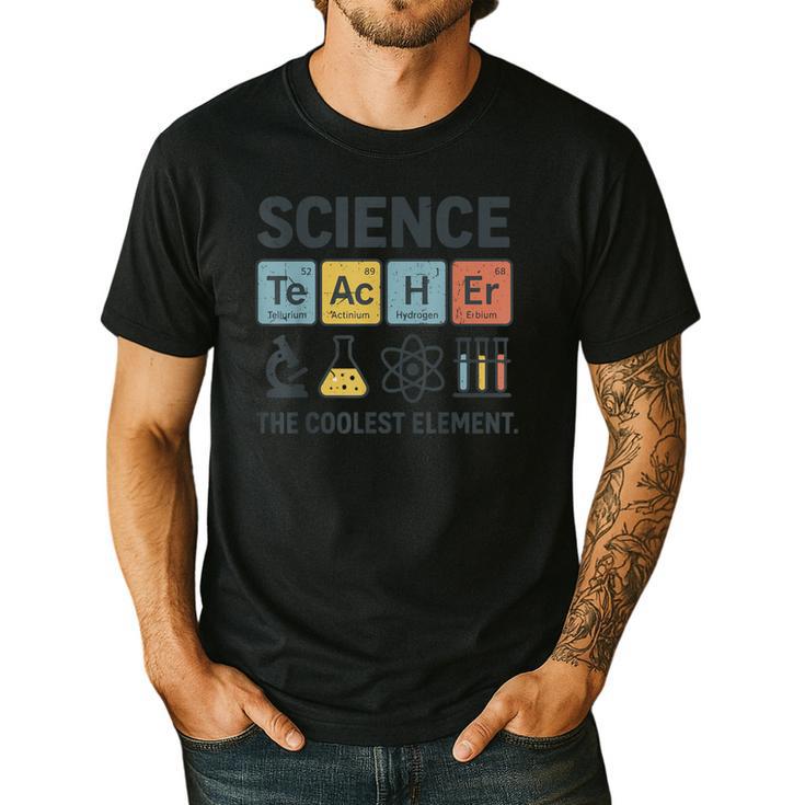 Science Teacher Periodic Table Jokes Chemistry Pun Men's Casual T-Shirt