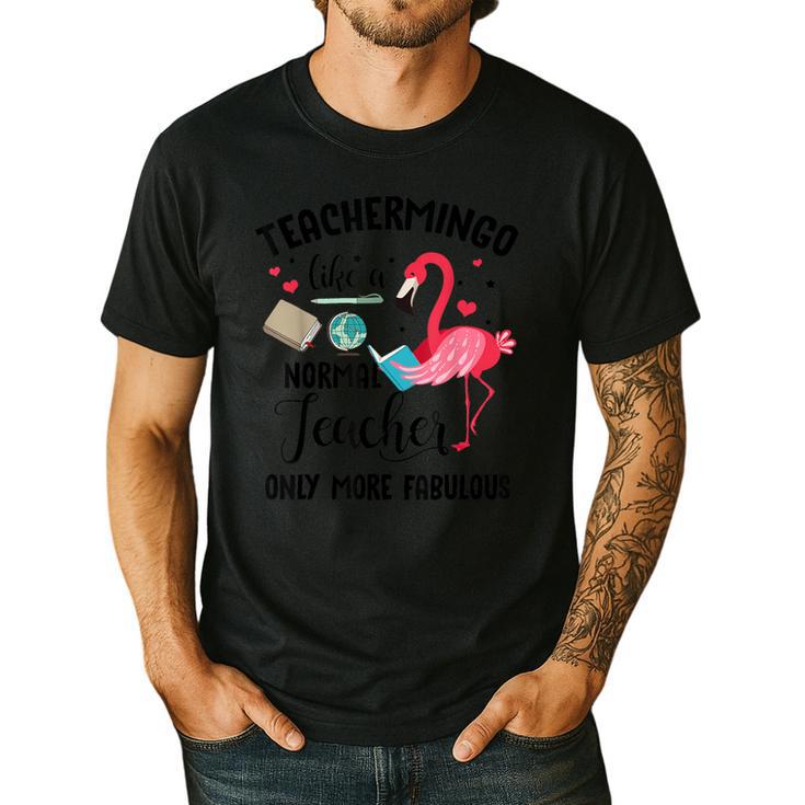 Teachermingo Like A Normal Teacher Only More Fabulous Men's Casual T-Shirt