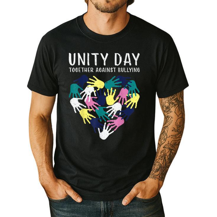 Together Against Bullying Unity Day Teachers Kids Toddler Men's Casual T-Shirt