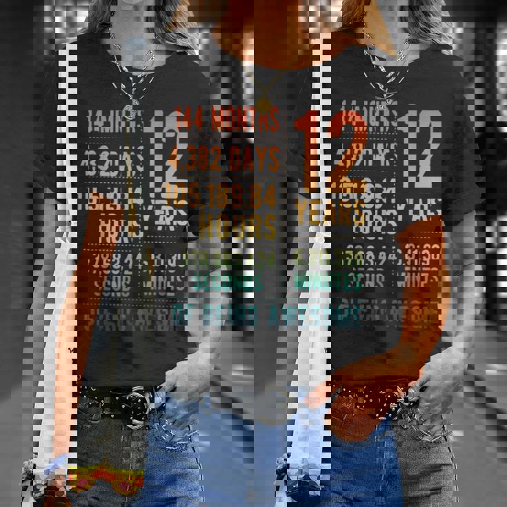 12歳の誕生日 男の子 女の子 面白い 12歳 Tシャツ 彼女への贈り物