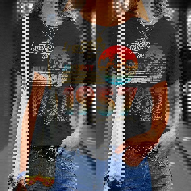 1957年1月から誕生日伝説のギフト Tシャツ 彼女への贈り物