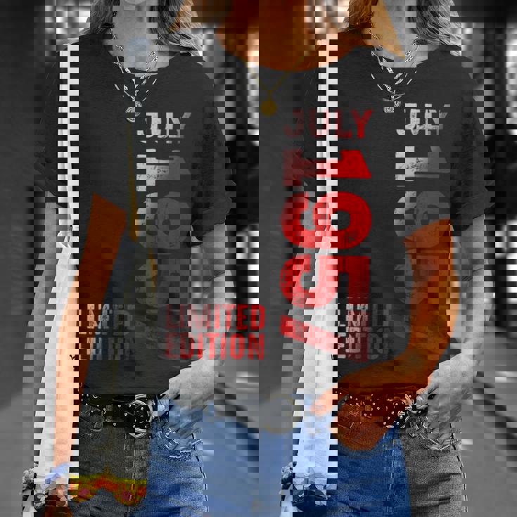 1957年7月 伝説の年 1957 レトロ 1957 ヴィンテージ 1957 Tシャツ 彼女への贈り物