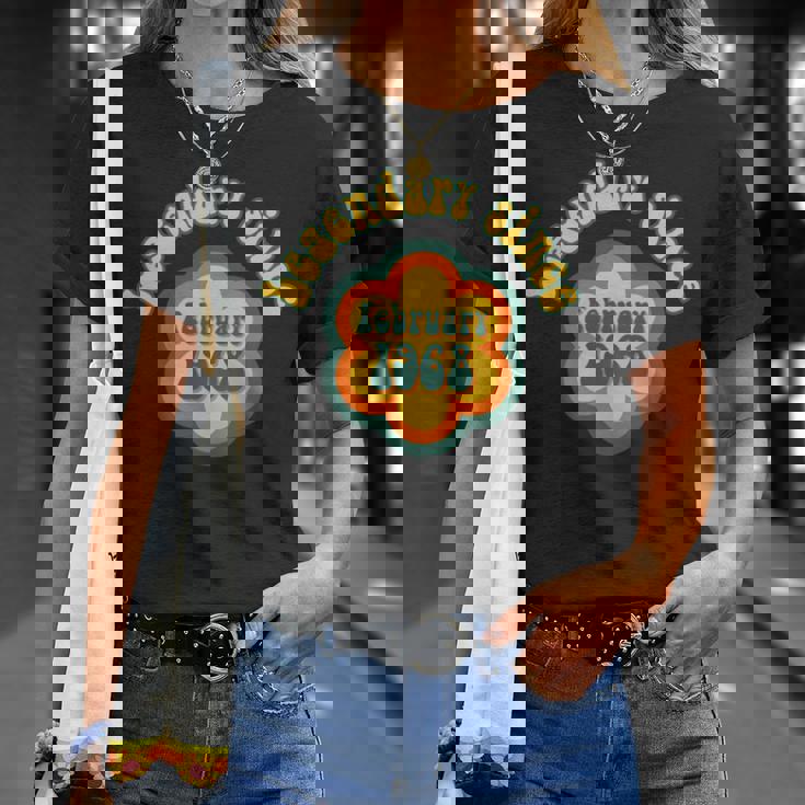 1968 年 2 月生まれ 誕生日 1968 年 2 月以来のレジェンド 長袖tシャツ Tシャツ 彼女への贈り物