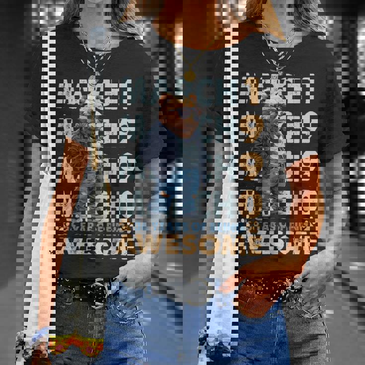 36Th Birthday Cool Bear March 1990Intage 36 Years Old Tシャツ 彼女への贈り物