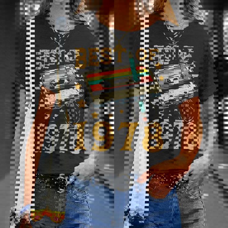 47 Cumpleaños 47 Años Hombre Intage 1978 Regalo Camiseta unisex Regalos para ella