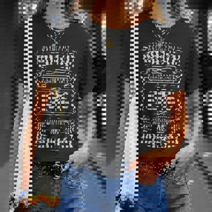 50歳の誕生日レジェンドは1976年2月に誕生しました。 Tシャツ 彼女への贈り物