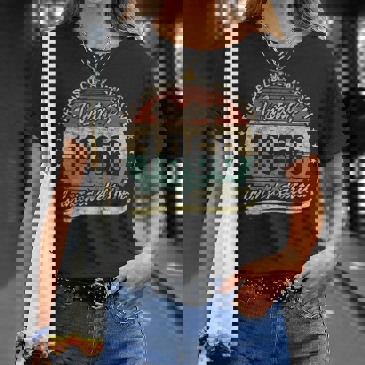 60歳の誕生日 1966年 絶対的に素晴らしいヴィンテージ 男性 女性 長袖tシャツ Tシャツ 彼女への贈り物