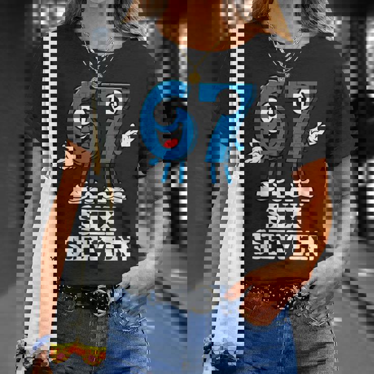 67 シックスセブン 6-7 Gen Alpha イタリアンブレインロットゲームミーム Tシャツ 彼女への贈り物