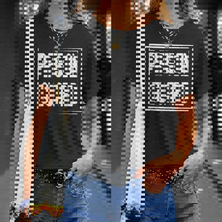 Agent Correctionnel Application De La Loi Prison Guard T-Shirt Cadeaux pour elle