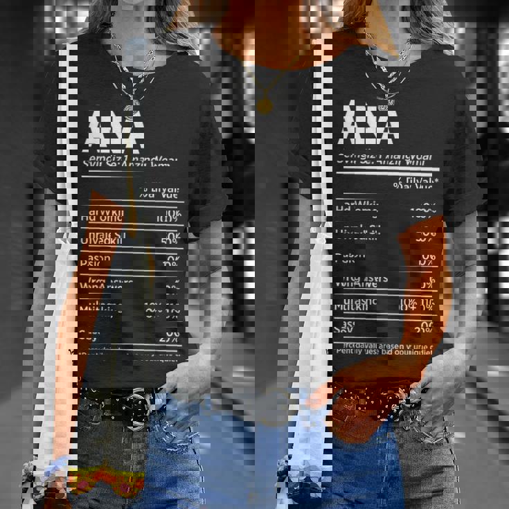 Ana Is My Name おもしろネームタグ Tシャツ 彼女への贈り物