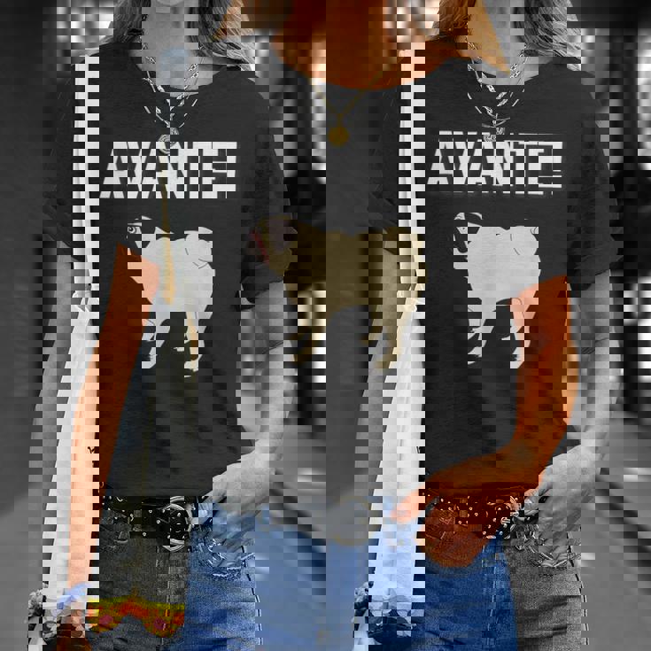 Avante Pug Tシャツ 彼女への贈り物