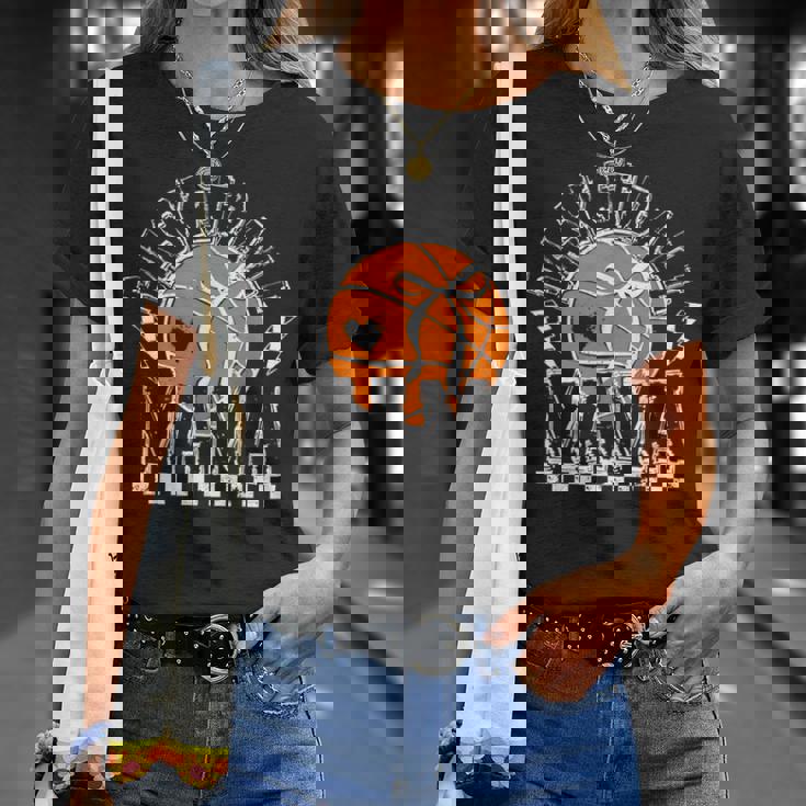 Basketball Mama Coquette Bow Game Day Sports Lover Mom T-Shirt Gifts for Her