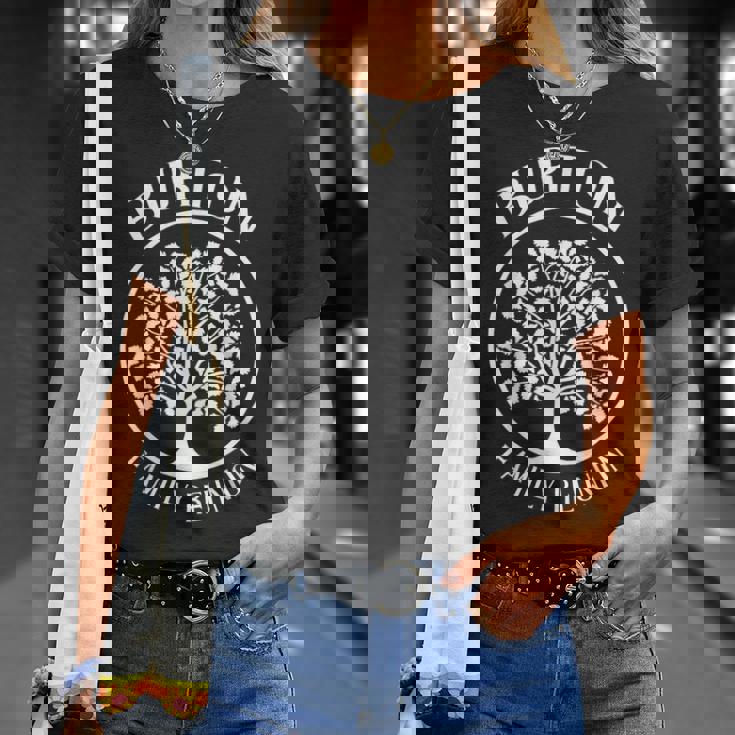 Burtonバートン 家族同窓会 強い根の木々 Tシャツ 彼女への贈り物