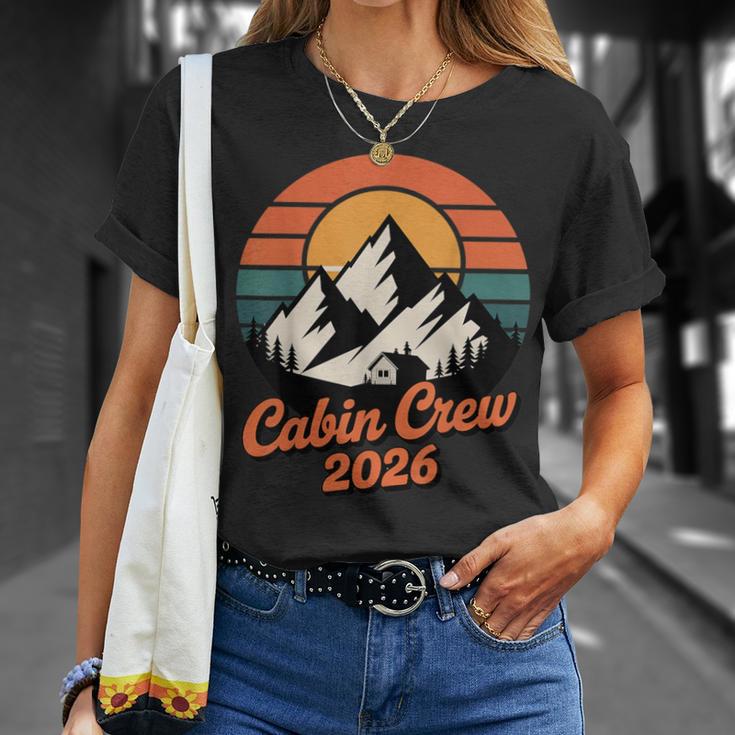 Cabin Crew 2026 Mountain Vacation Family Matching Group T-Shirt Gifts for Her