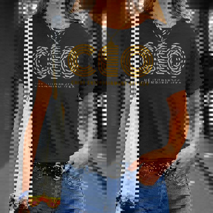 Ceo チーフエンターテインメントオフィサー Tシャツ 彼女への贈り物