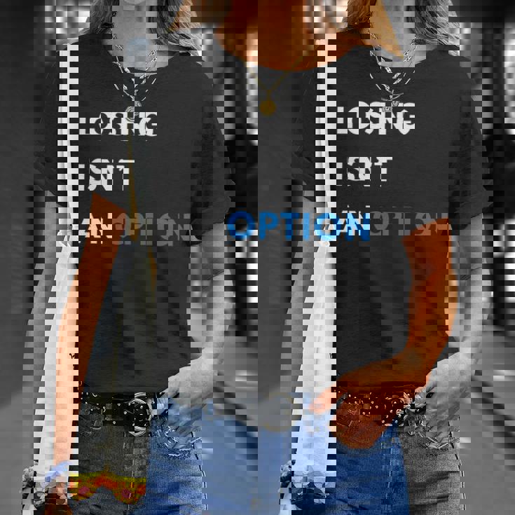 Champion Mindset Losing Isn’T An Option Motivationalta 長袖tシャツ Tシャツ 彼女への贈り物