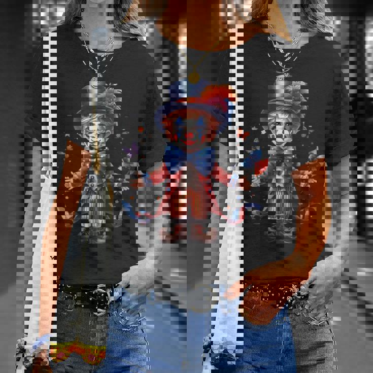 Charmant Personnage De Cirque Clown Joyeux T-Shirt Cadeaux pour elle