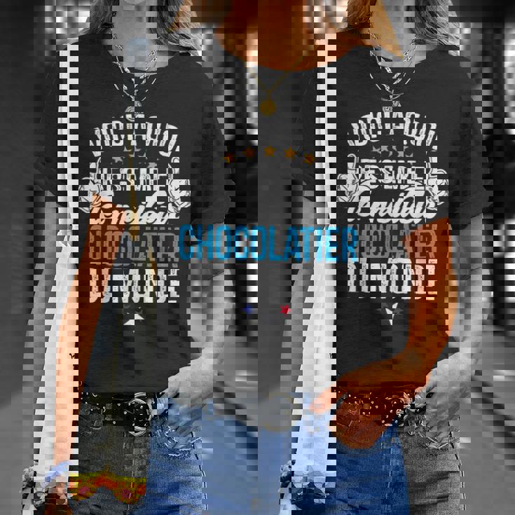 Chocolatier Humour Chocolatier Homme Cadeau Retrai T-Shirt Cadeaux pour elle