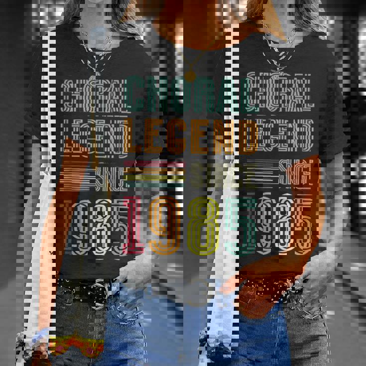 Choral Legend 1985 Singer 40 Years 40th Birthday Choir Tank Top T-Shirt Gifts for Her