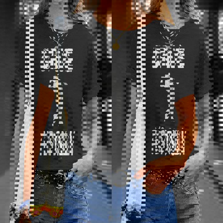 Conduce Responsablemente Divertido Golf Golf Golf Course Club Team Camiseta unisex Regalos para ella