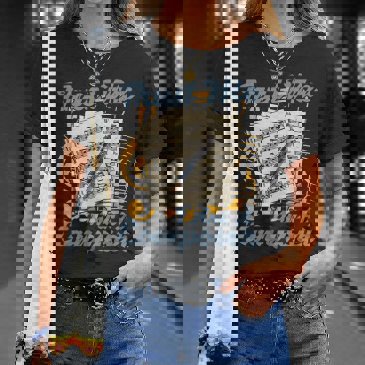 Création -On Musique Compositeur T-Shirt Cadeaux pour elle