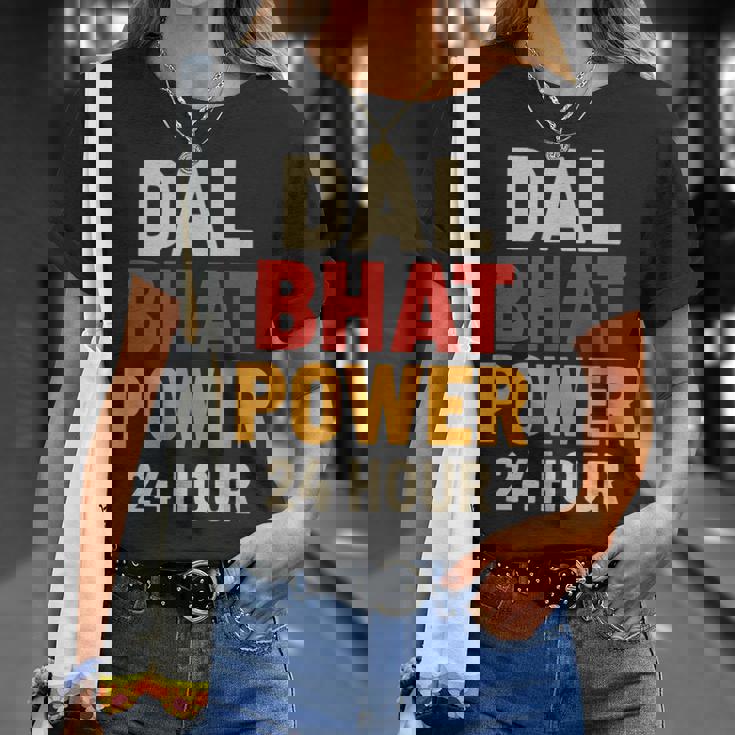 Dal Bhat Power 24 Hour ネパールトレッキングデザイン Tシャツ 彼女への贈り物