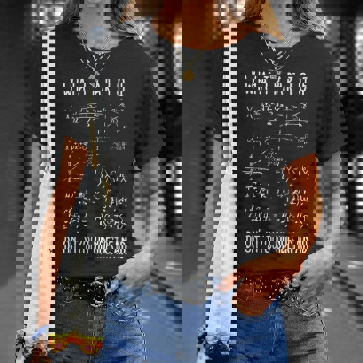 Divertido Día De Matemáticas Pi Profesor De Matemáticas Nerd Camiseta unisex Regalos para ella