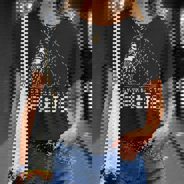 El Gato Dechrödinger Estáivo Y Muerto Ciencia Físico Camiseta unisex Regalos para ella