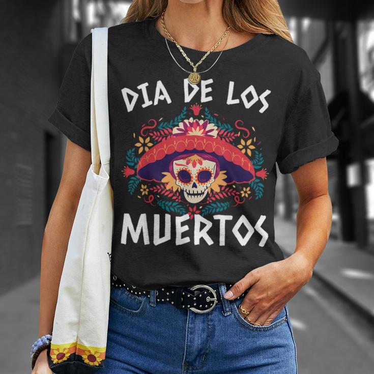 Erwachsen Herr Dame Kind Girl Dia De Los Muertos Mexiko Tod T-Shirt Cadeaux pour elle