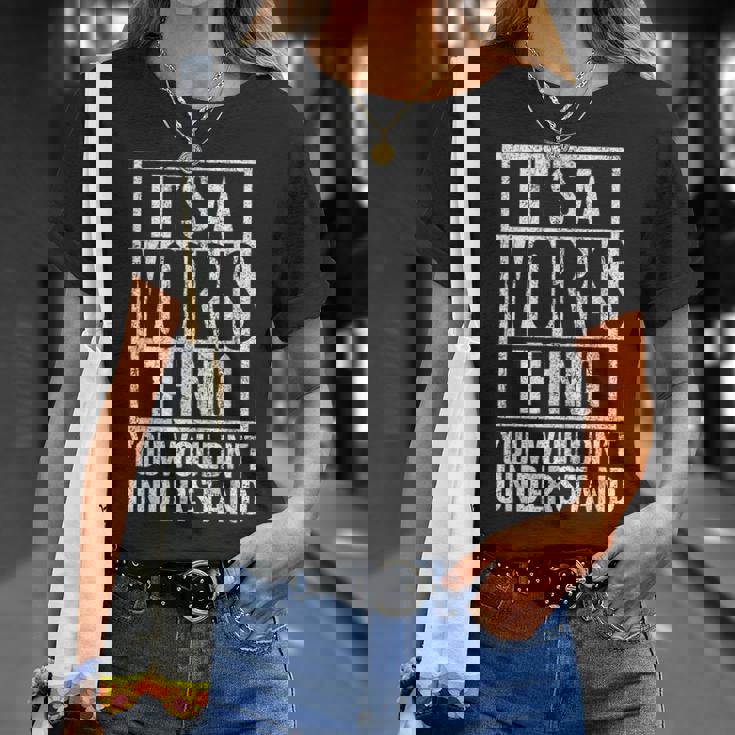 Es Una Cosa De Morris Que No Entenderías Nombre De Morris Camiseta unisex Regalos para ella