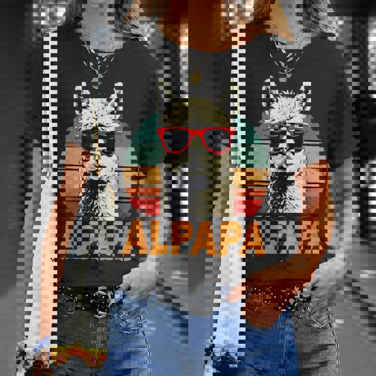 Festa Del Papà Alpapa Best Dad Alpaca Maglietta Regalos para ella