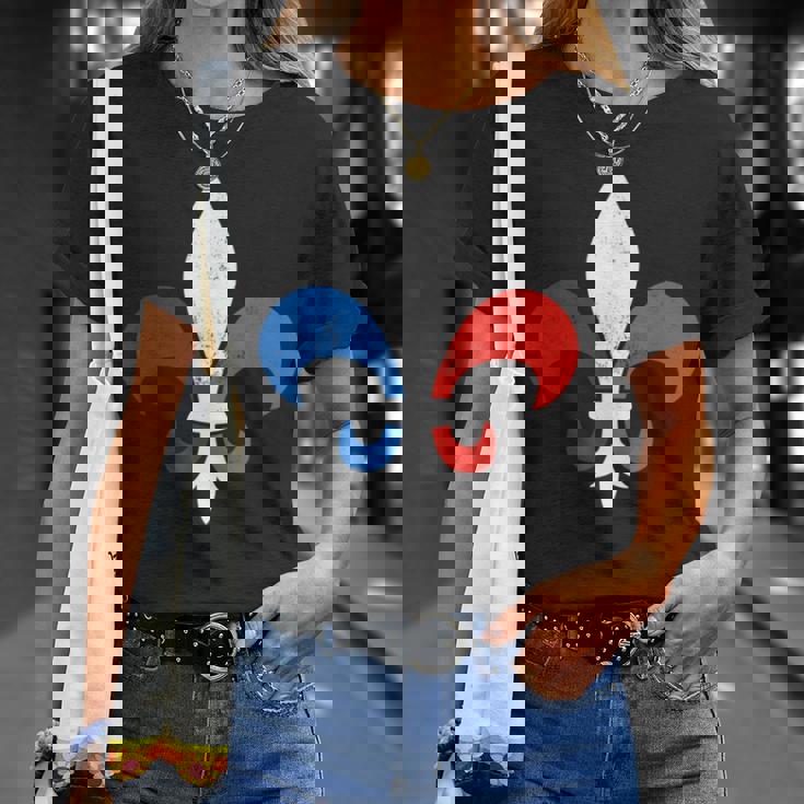 Fleur De Lysymbole De La France T-Shirt Cadeaux pour elle