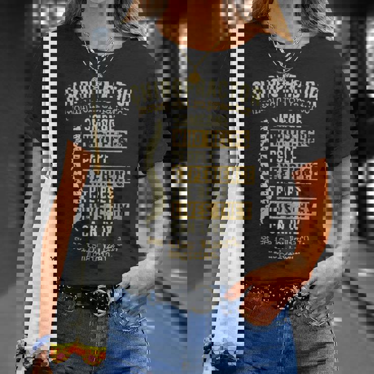 Definition カイロプラクターギフト カイロプラクター Tシャツ 彼女への贈り物