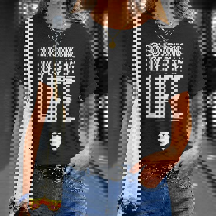 I Love You Presente Es Hombres Compromiso Aniversario Camiseta unisex Regalos para ella