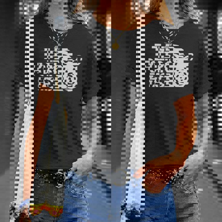 Pig Face Parody Meat Lover Outdoor 長袖tシャツ Tシャツ 彼女への贈り物