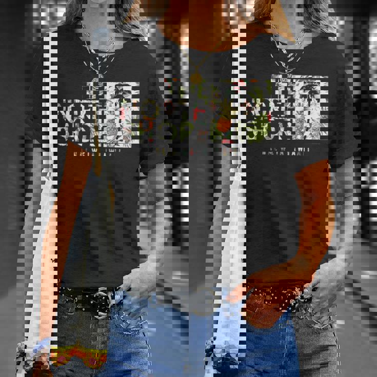 Hawaii The Northhore ハレイワヤシの木 長袖tシャツ Tシャツ 彼女への贈り物