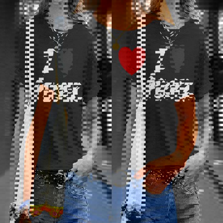 I Heart 愛 Pekpek フィリピンタガログ語 フィリピン フィリピン人 長袖tシャツ Tシャツ 彼女への贈り物