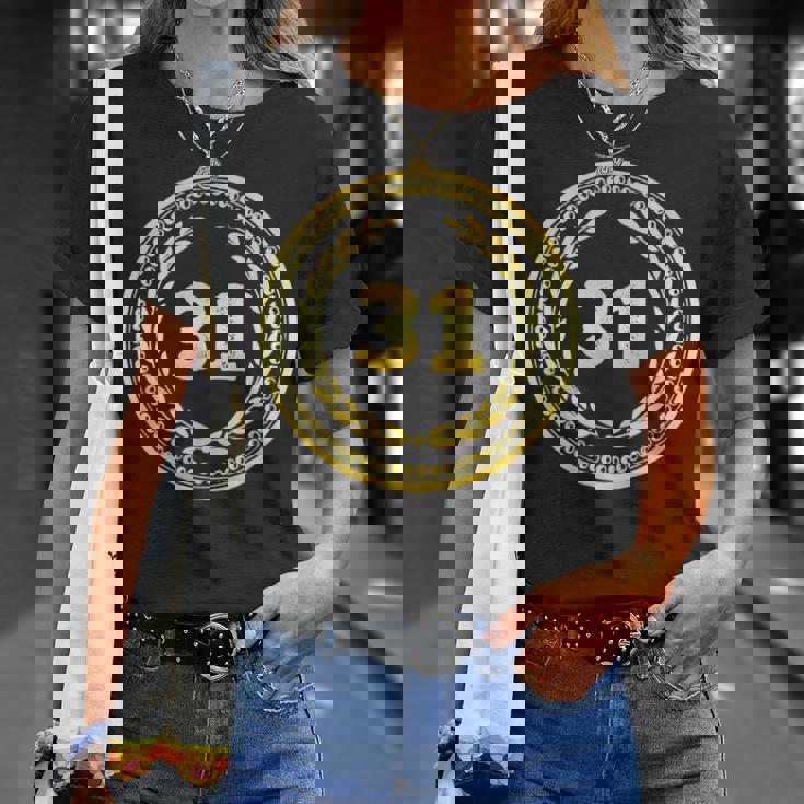 Hombreintage 31 Cumpleaños 31 Años Regalos Hombres 31 Cumpleaños Camiseta unisex Regalos para ella