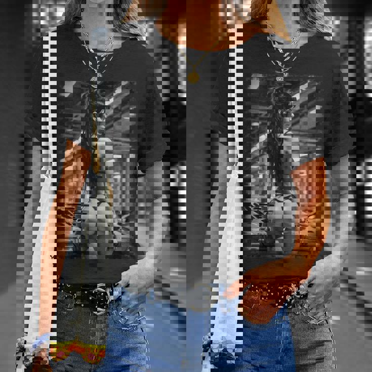 Hot Girl On 男性用 セクシー ブーティー ガール カーショー 1 Bw Tシャツ 彼女への贈り物