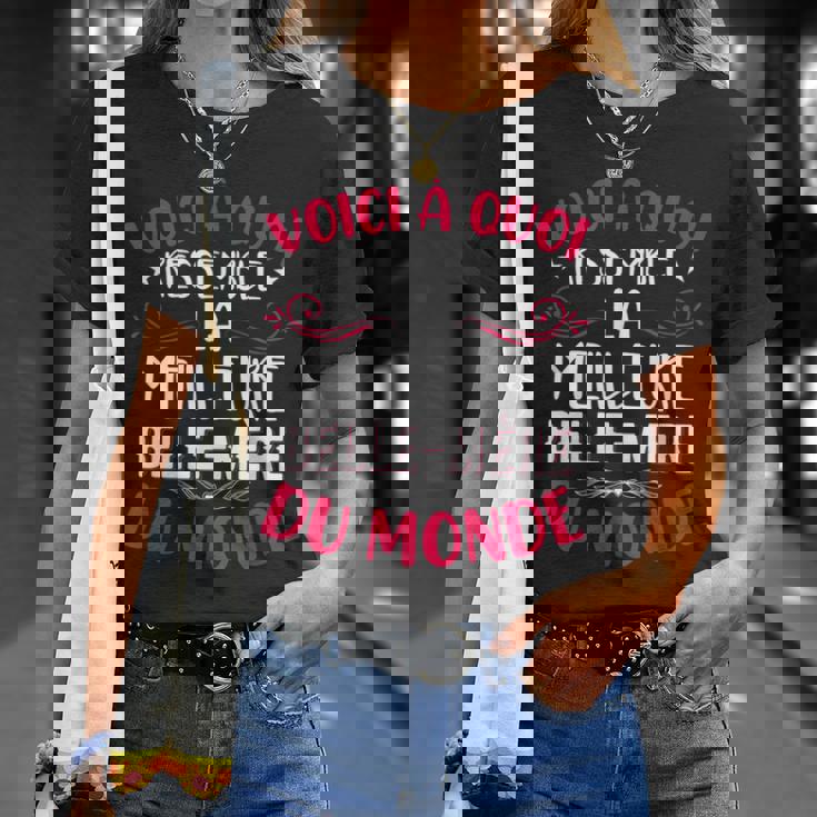 Humour Drôle De Belle-Mère T-Shirt Cadeaux pour elle