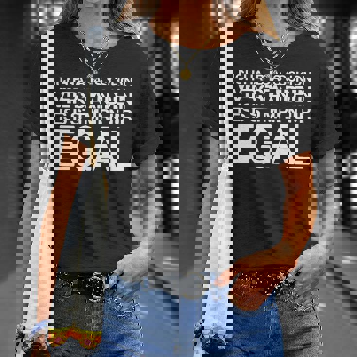 Ich Hab Daschonerstanden 面白いドイツ語の言葉 長袖tシャツ Tシャツ 彼女への贈り物