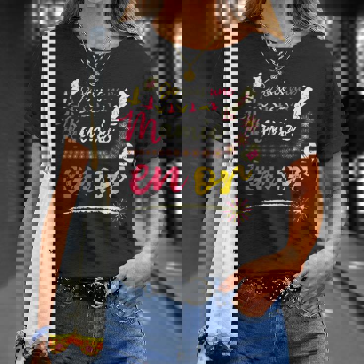 Idée Cadeau Mamie Humour Anniversaire Mamie En Or T-Shirt Cadeaux pour elle