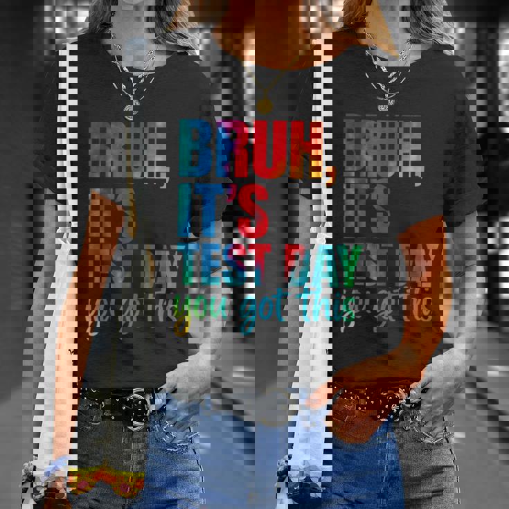 Its Test Day シャツ 学生 モチベーション ポジティブ バイブ Tシャツ 彼女への贈り物