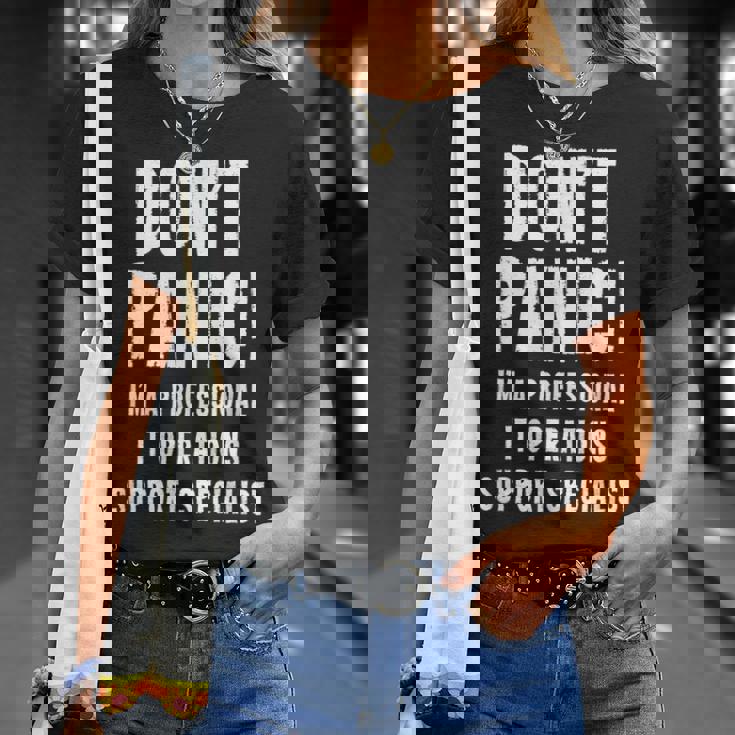 It運用サポートスペシャリスト Tシャツ 彼女への贈り物